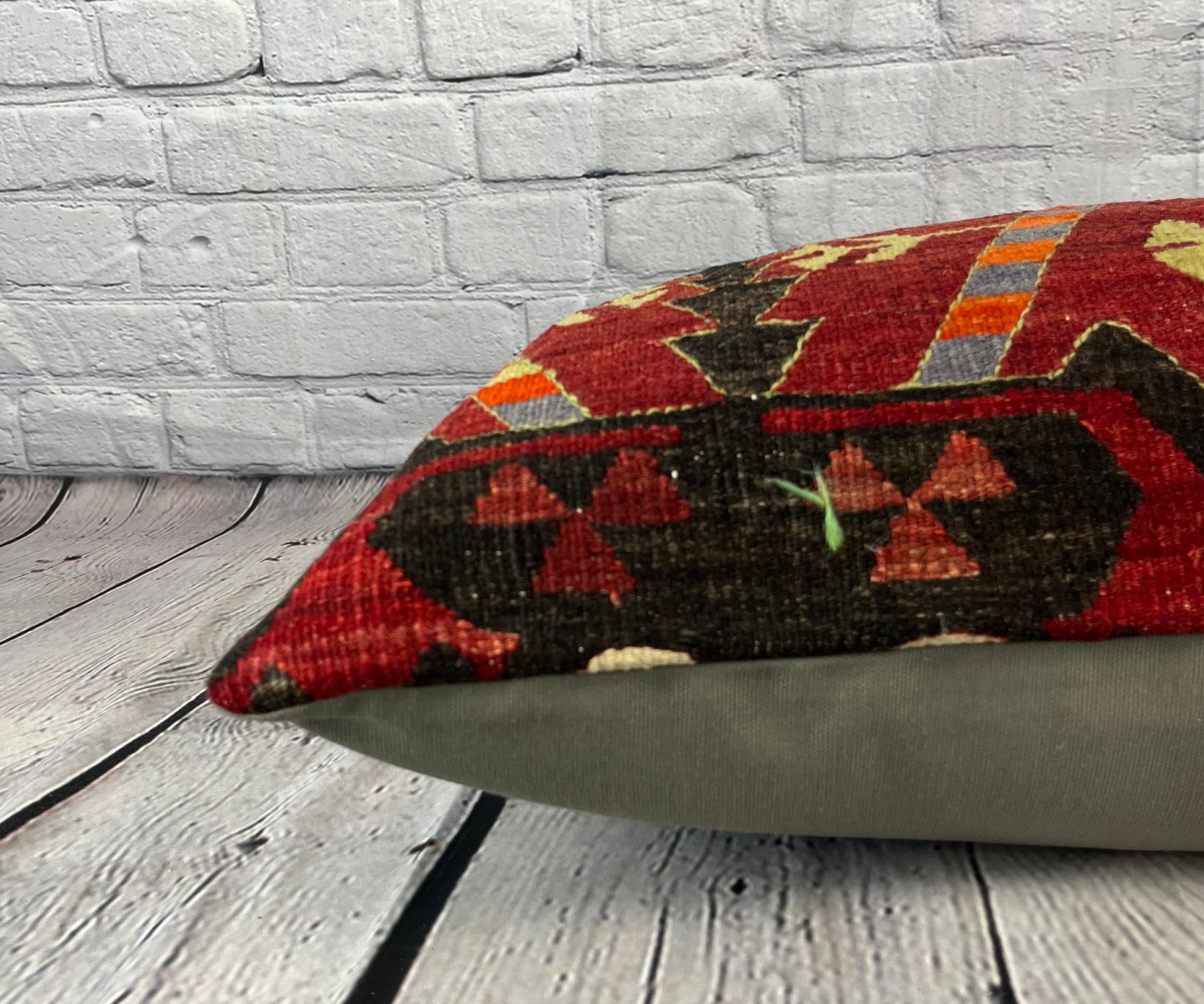 16 x 24 Kilim Pillow Turkish Cushion Sunburst Serenity Pillow Cushion Cover #6941