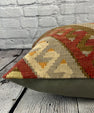 16 x 24 Kilim Pillow Turkish Cushion Labyrinth Comfort Pillow Cushion Cover #6942