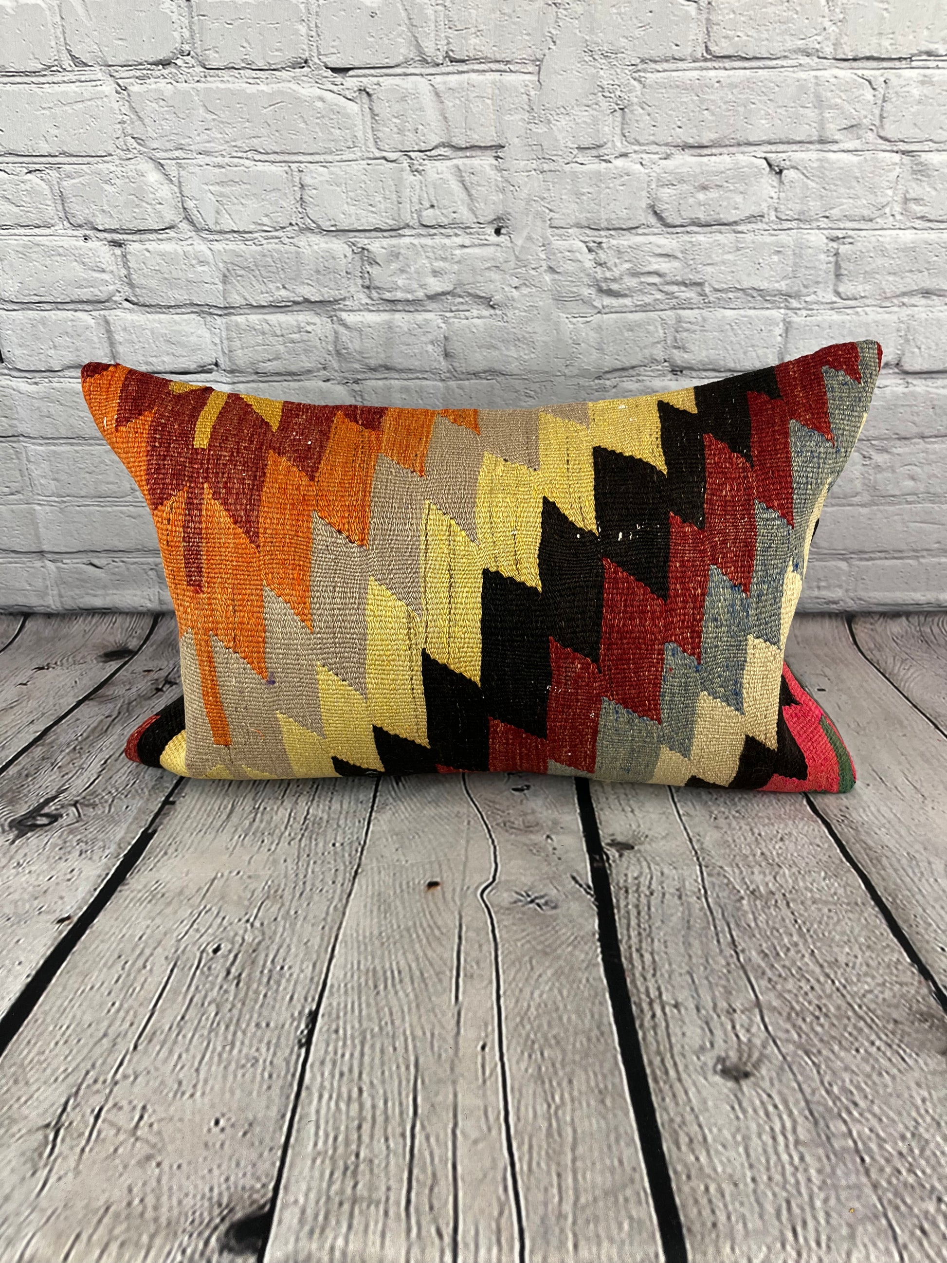 16 x 24 Kilim Pillow Turkish Cushion Twilight Serenity Pillow Cushion Cover #6867