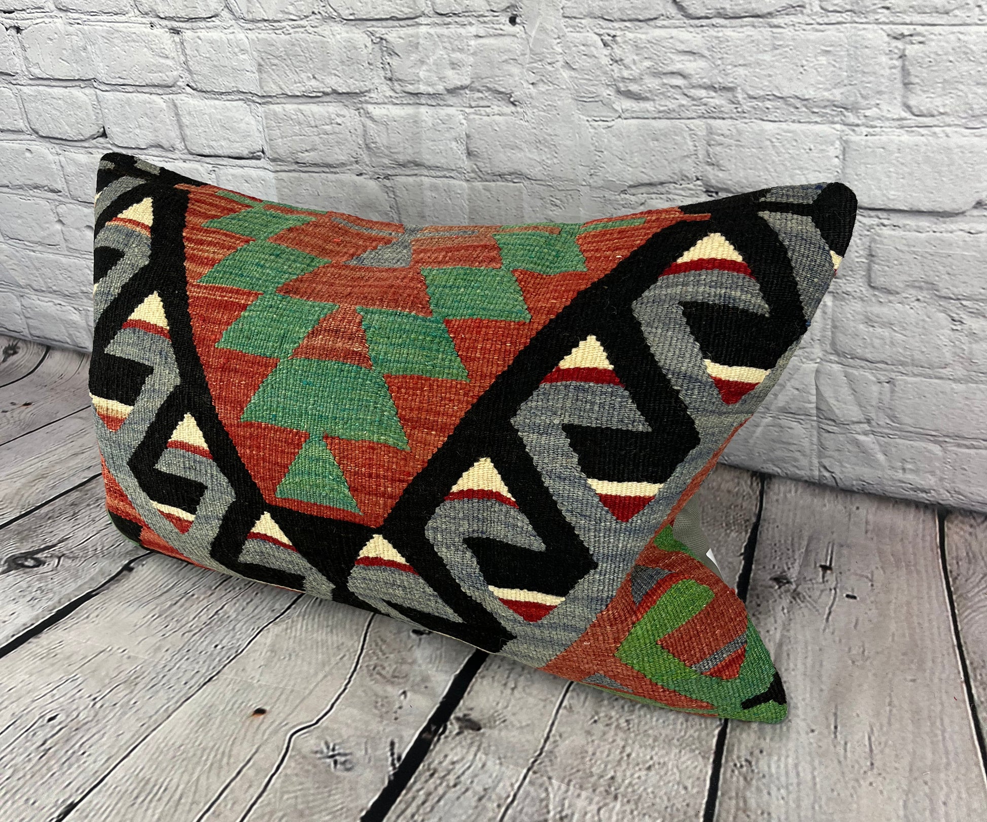 16 x 24 Kilim Pillow Turkish Cushion Anatolian Essence Pillow Cushion Cover #6856