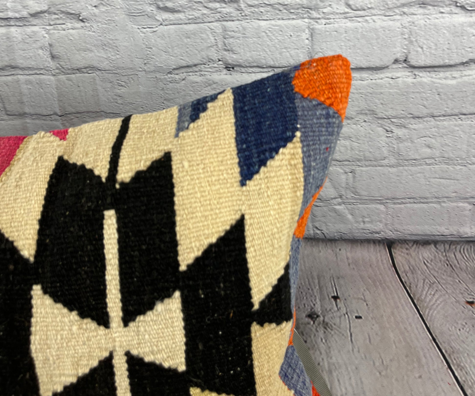 16 x 24 Kilim Pillow Turkish Cushion Golden Gate Pillow Cushion Cover #6854
