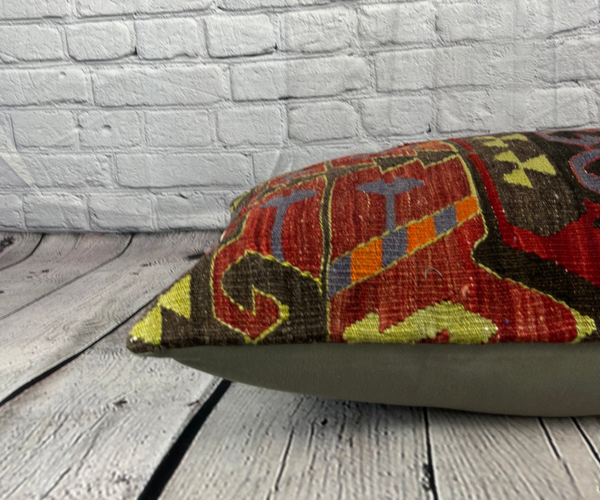 16 x 24 Kilim Pillow Turkish Cushion Tapestry Tranquility Pillow Cushion Cover #6844
