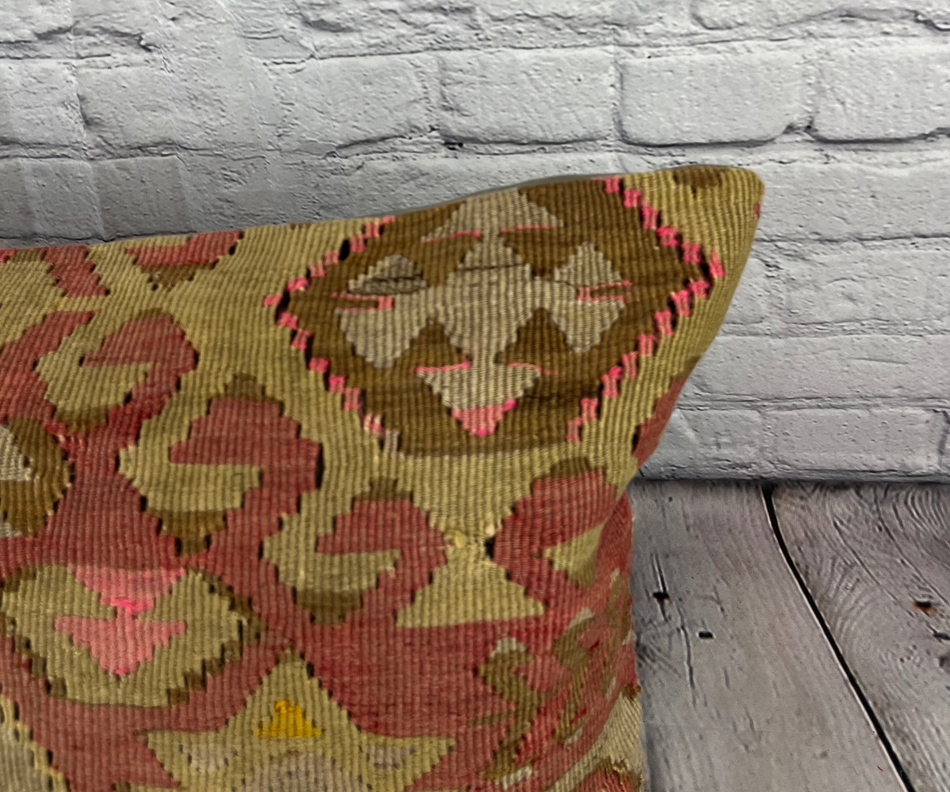 16 x 24 Kilim Pillow Turkish Cushion Byzantine Beauty Pillow Cushion Cover #6841