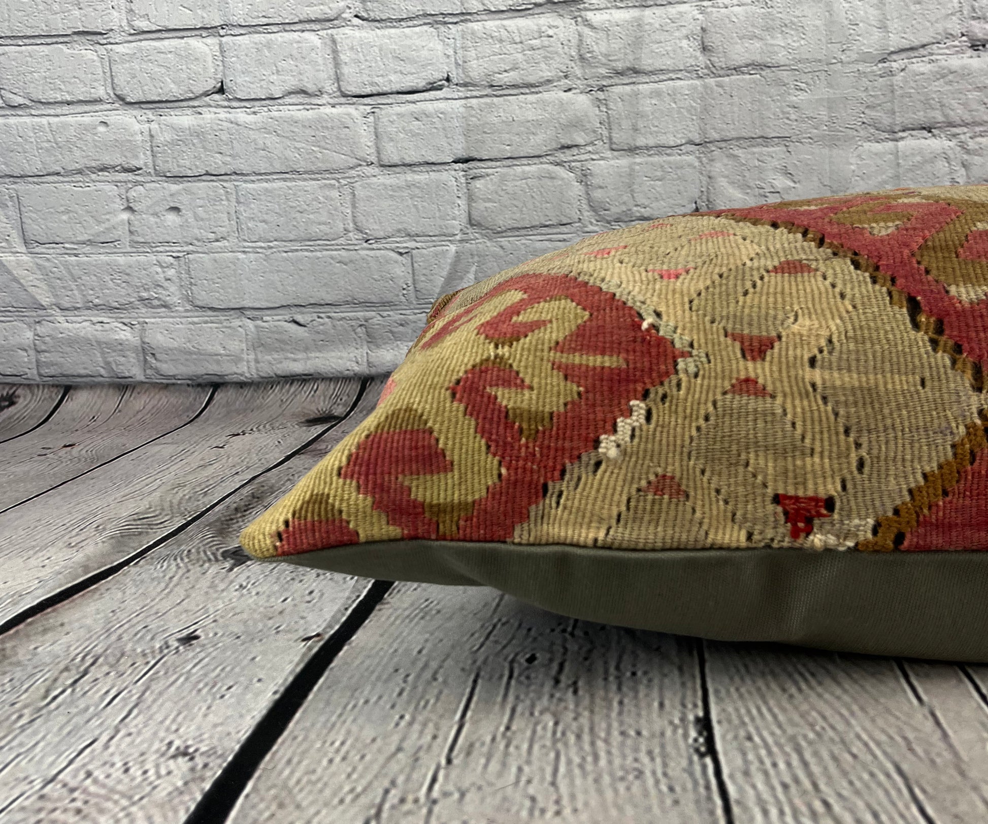 16 x 24 Kilim Pillow Turkish Cushion Byzantine Beauty Pillow Cushion Cover #6841