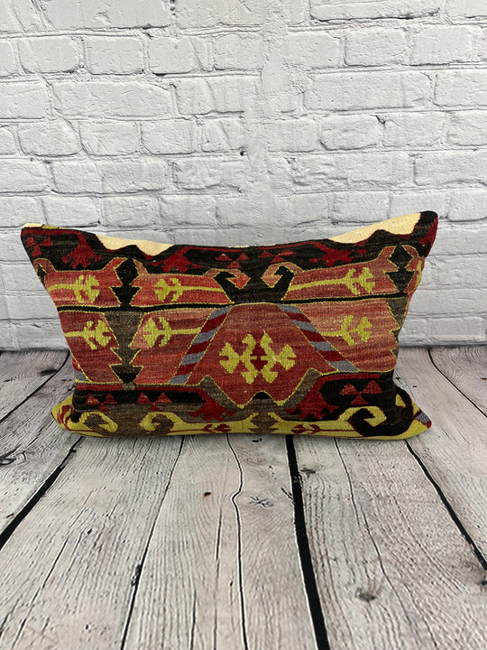 16 x 24 Kilim Pillow Turkish Cushion Splendor Serenity Pillow Cushion Cover #6836