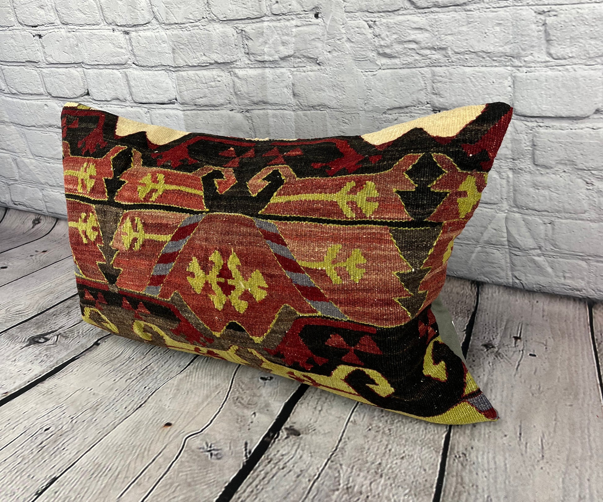 16 x 24 Kilim Pillow Turkish Cushion Splendor Serenity Pillow Cushion Cover #6836
