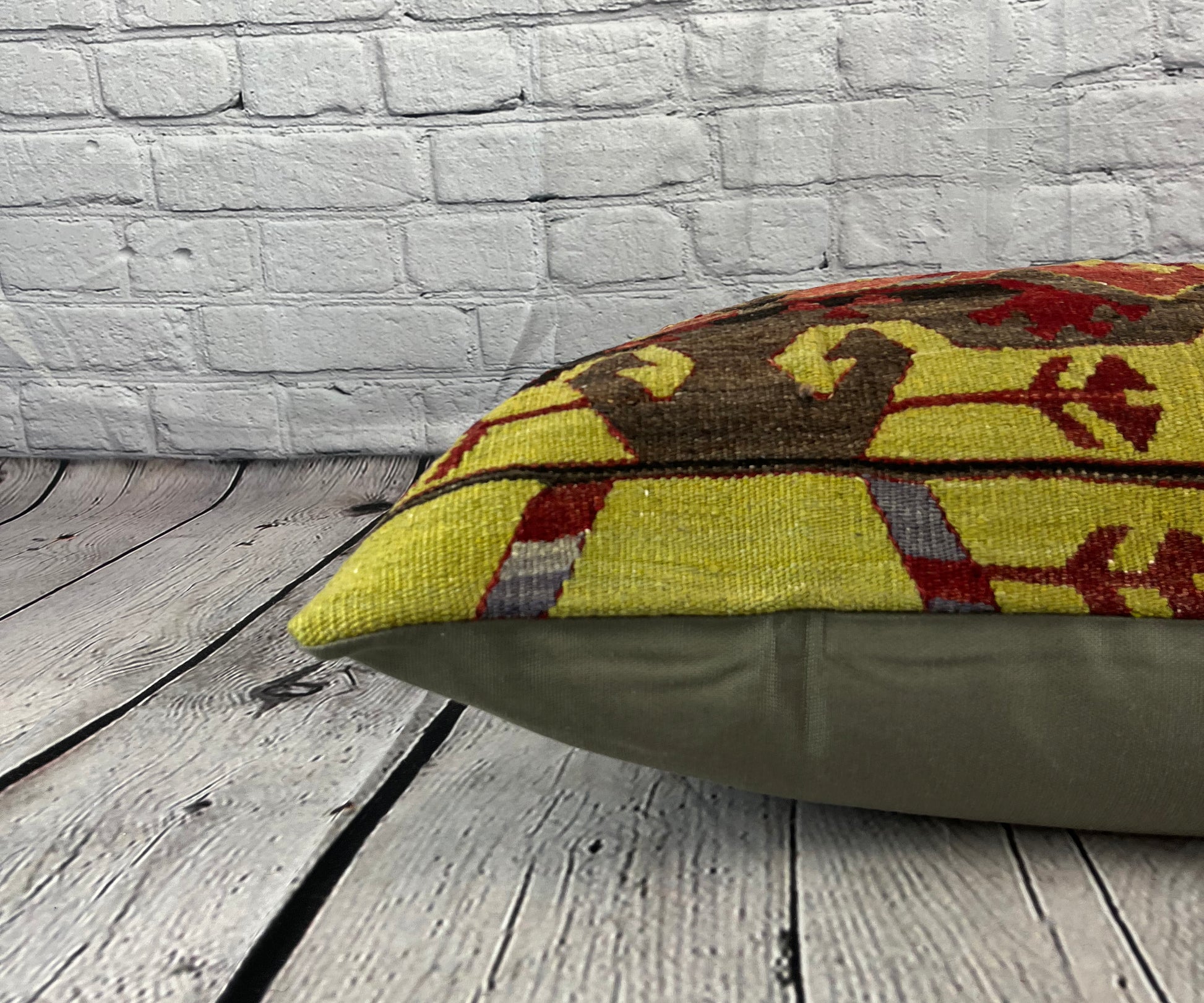 16 x 24 Kilim Pillow Turkish Cushion Splendor Serenity Pillow Cushion Cover #6836