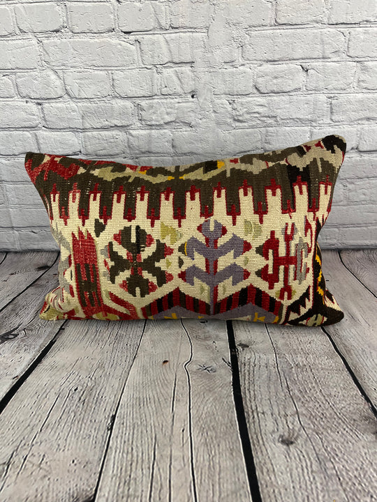 16 x 24 Kilim Pillow Turkish Cushion Secret Oasis  Pillow Cushion Cover #6834