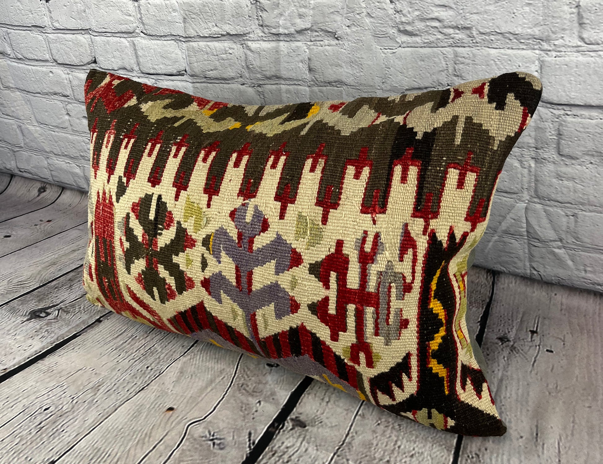 16 x 24 Kilim Pillow Turkish Cushion Secret Oasis  Pillow Cushion Cover #6834
