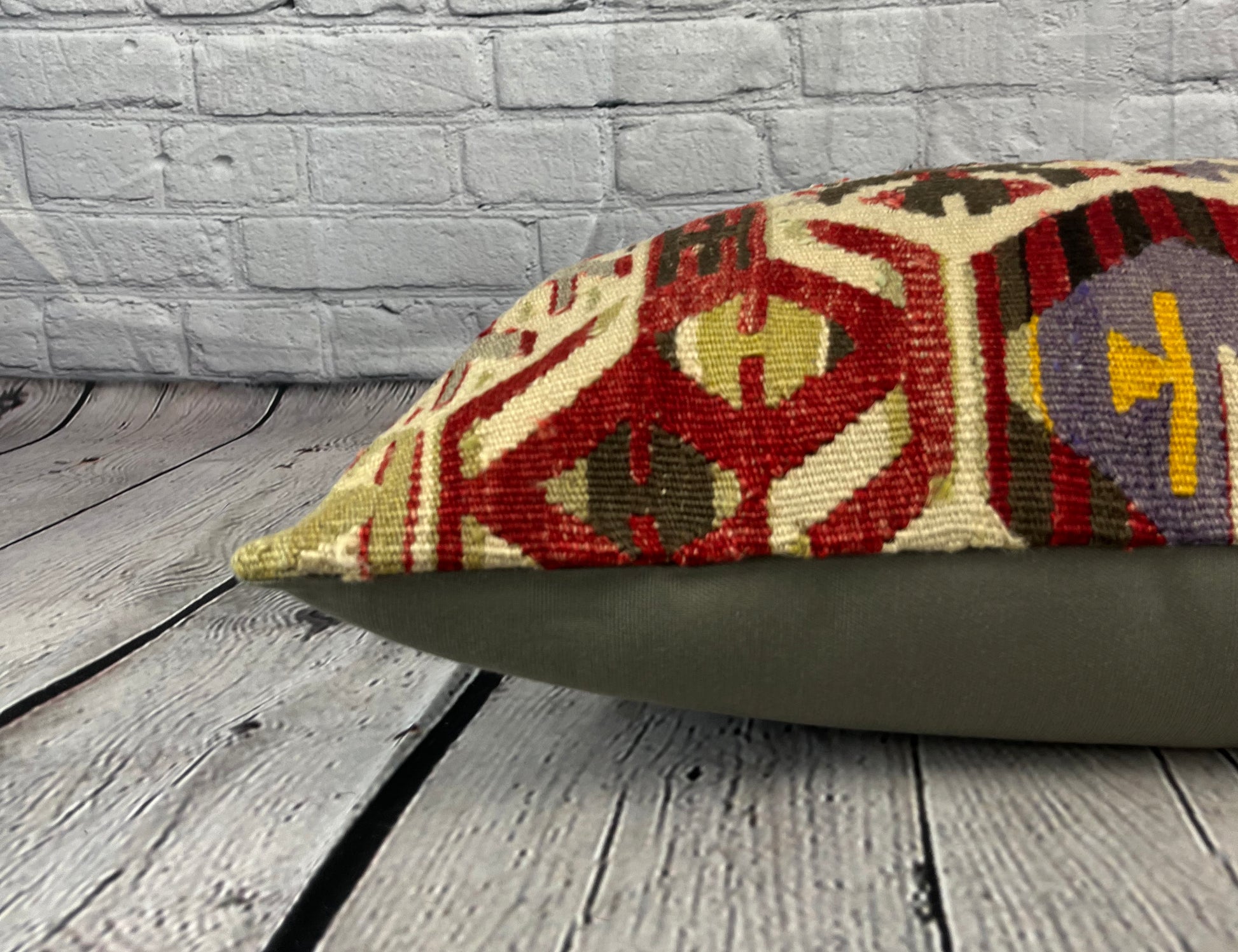 16 x 24 Kilim Pillow Turkish Cushion Secret Oasis  Pillow Cushion Cover #6834