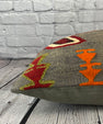 16 x 24 Kilim Pillow Turkish Cushion Golden Gate Comfort Pillow Cushion Cover #6832