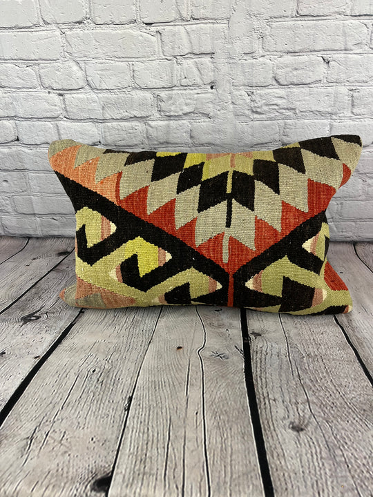 16 x 24 Kilim Pillow Turkish Cushion Twilight Serenity Pillow Cushion Cover #6843