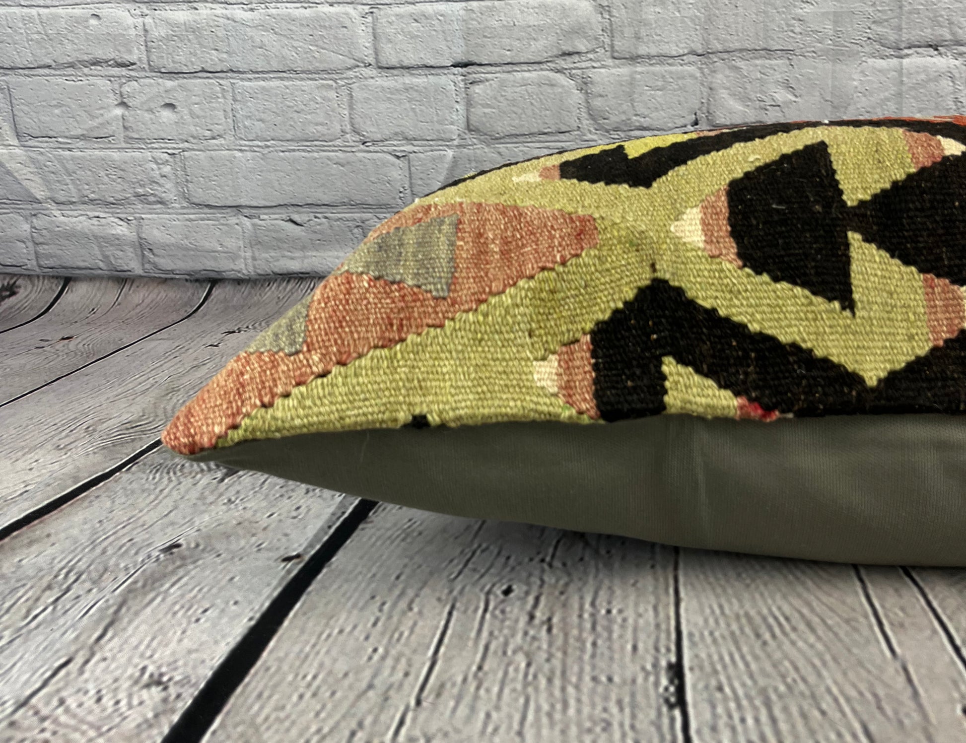 16 x 24 Kilim Pillow Turkish Cushion Twilight Serenity Pillow Cushion Cover #6843
