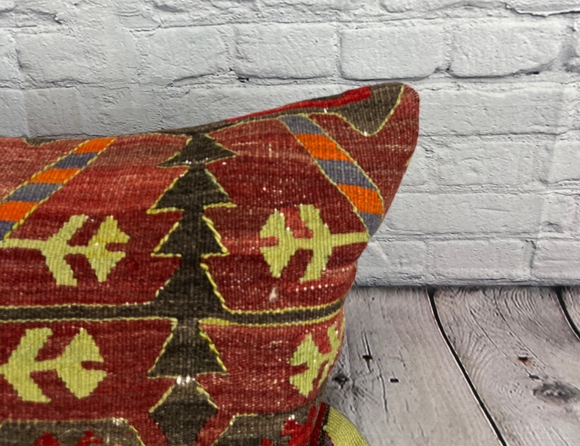 16 x 24 Kilim Pillow Turkish Aegean Dreamland Pillow Cushion Cover #6837