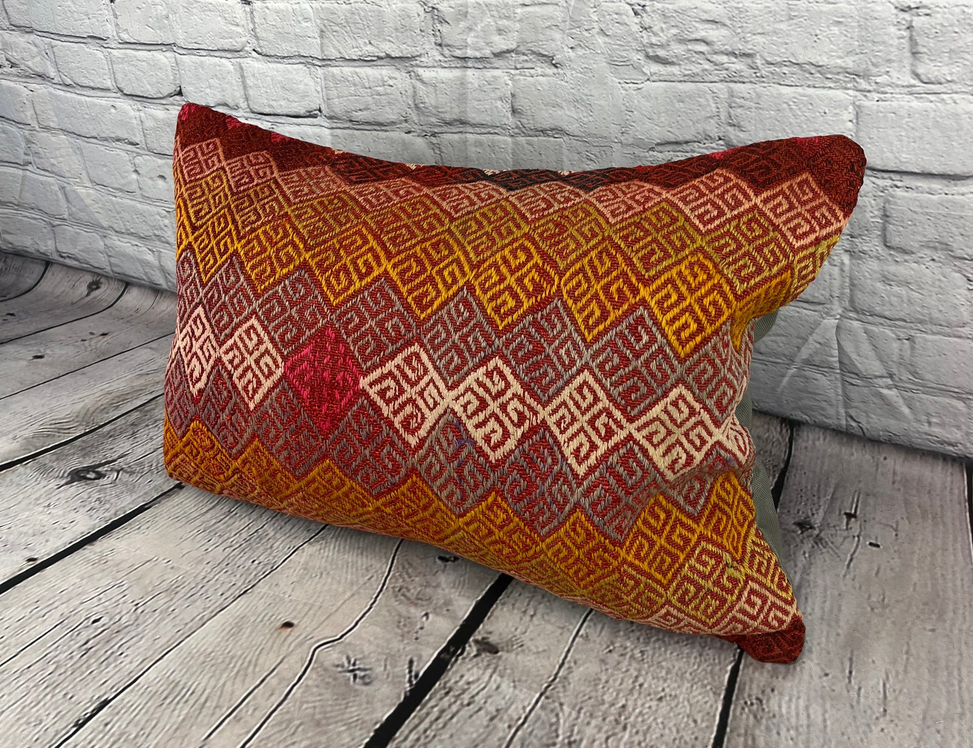 16 x 24 Kilim Pillow Turkish Topkapi Treasure Pillow Cushion Cover #6884