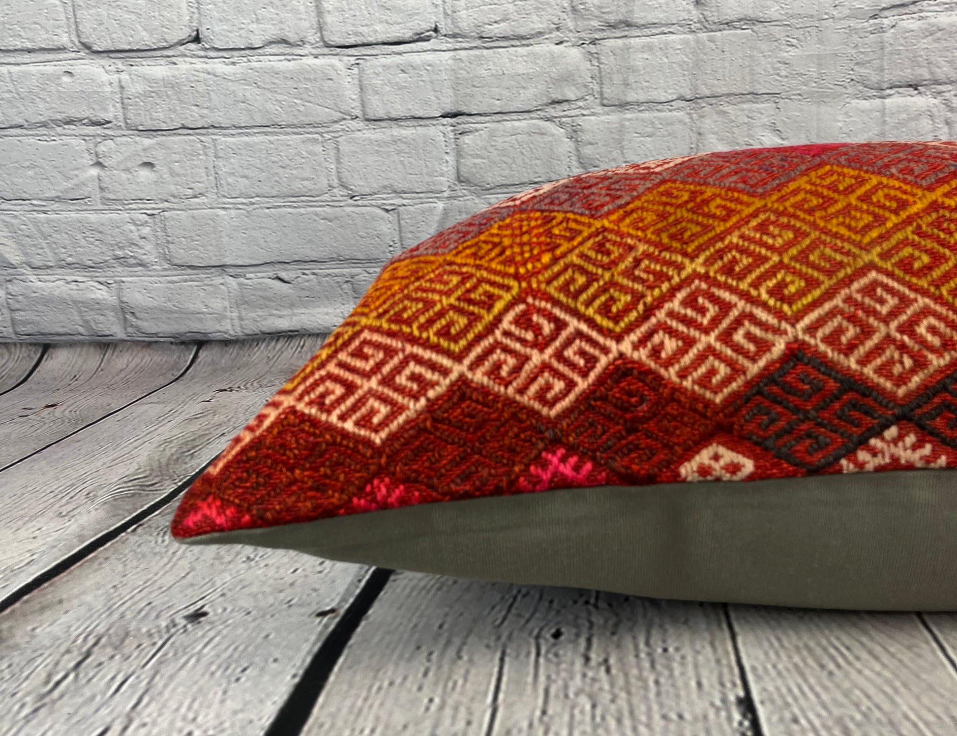 16 x 24 Kilim Pillow Turkish Topkapi Treasure Pillow Cushion Cover #6884