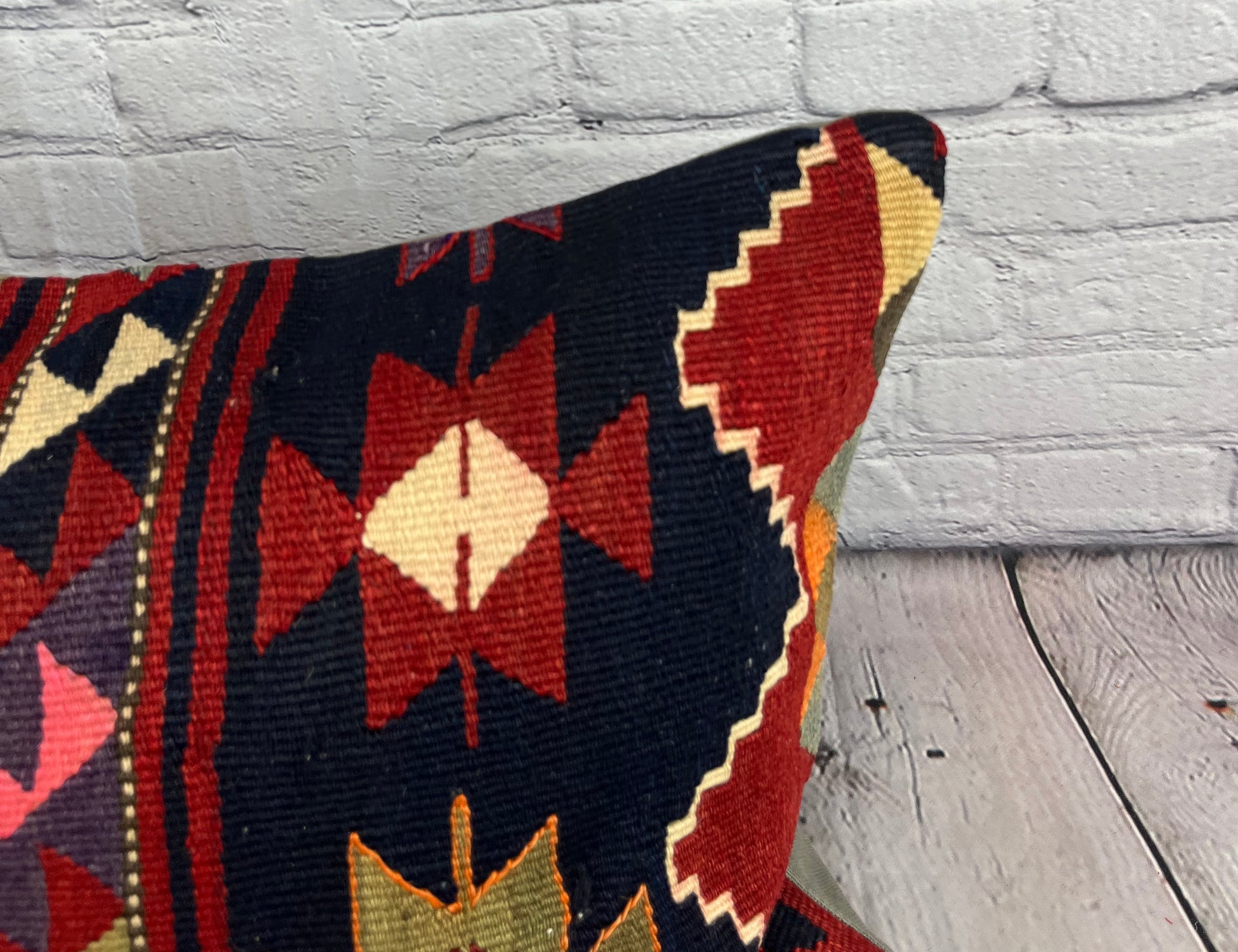 16 x 24 Kilim Pillow Cappadocian Twilight Turkish Pillow Cushion Cover #6881