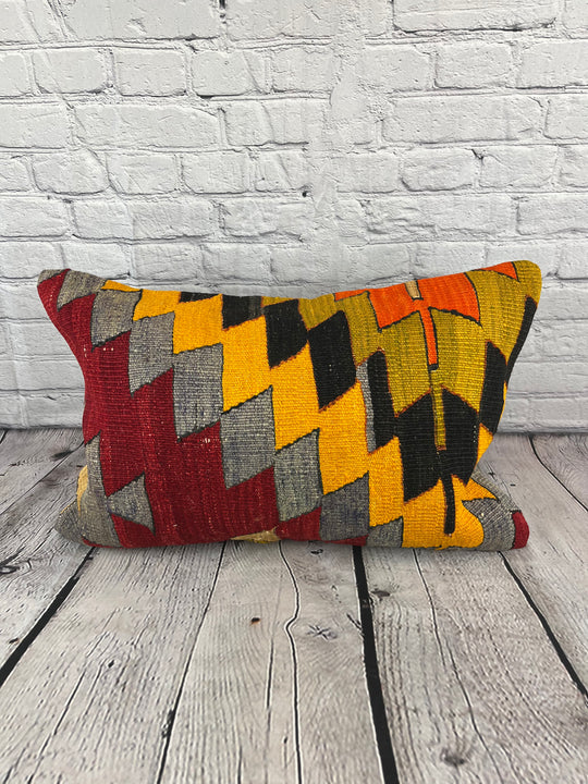 16 x 24 Kilim Pillow Turkish Anatolian Whispers Pillow Cushion Cover #6880