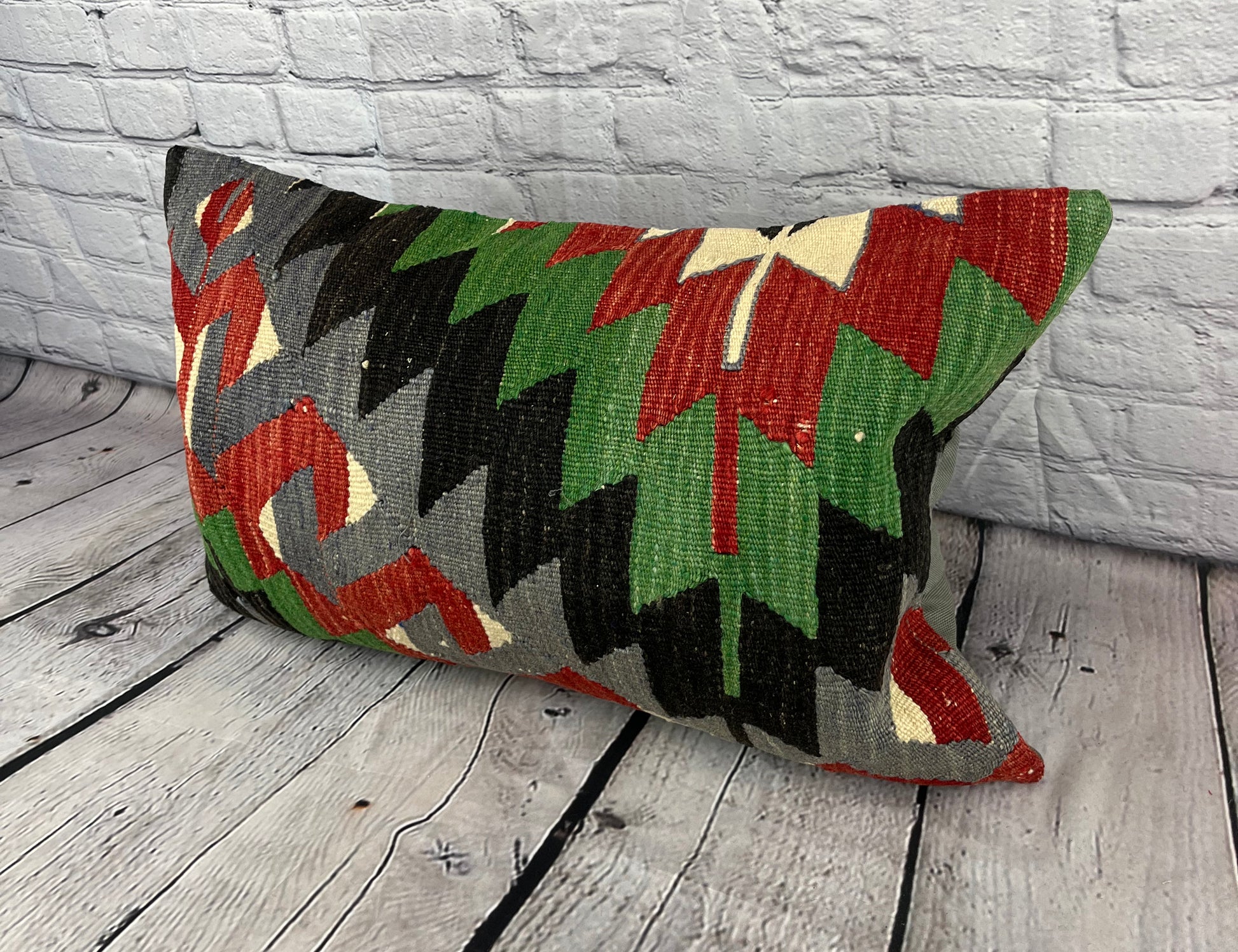 16 x 24 Kilim Pillow Turkish Anatolian Alchemy Comfort Pillow Cushion Cover #6864