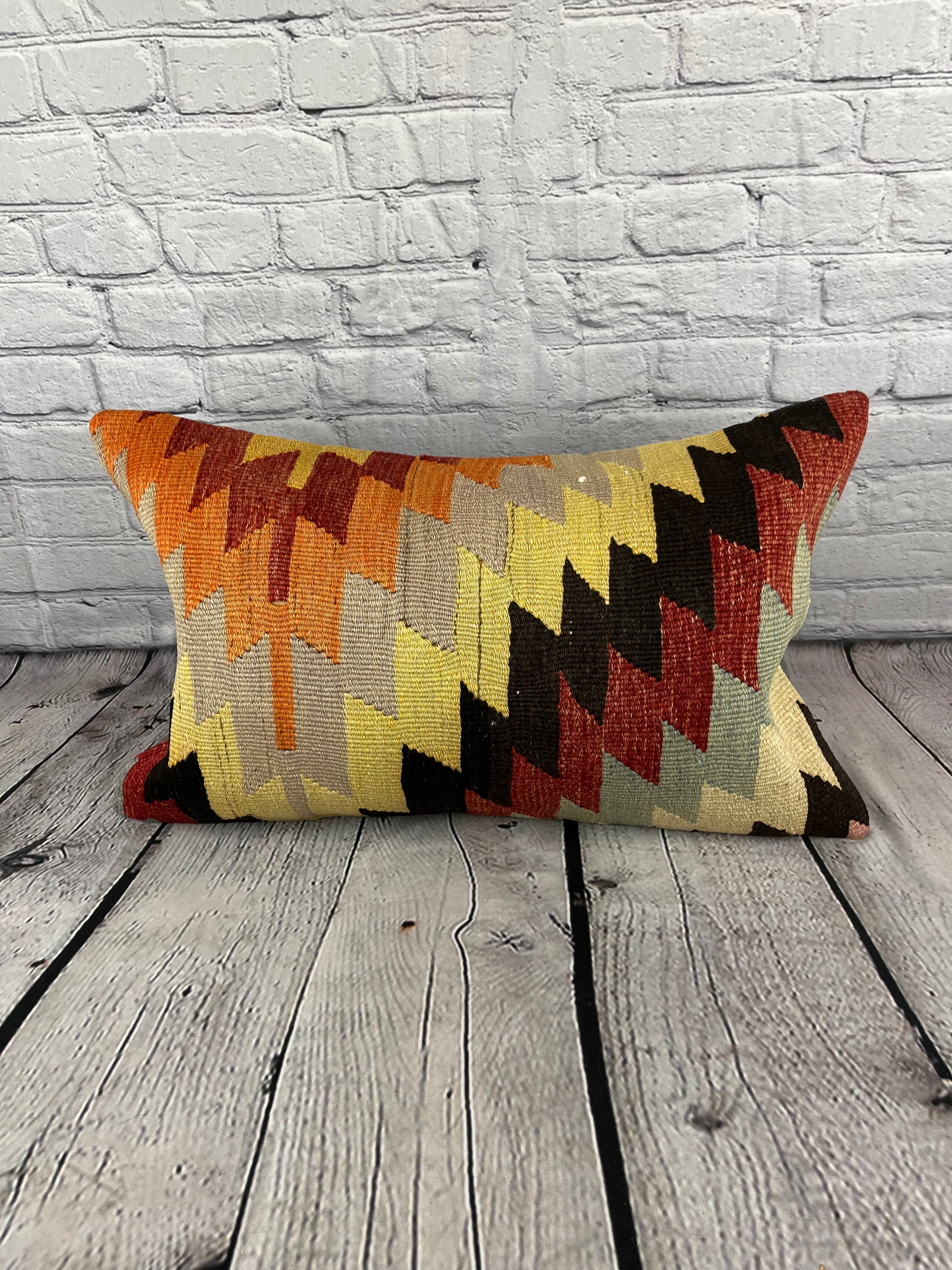 16 x 24 Kilim Pillow Turkish Secret Garden Pillow Cushion Cover #6860