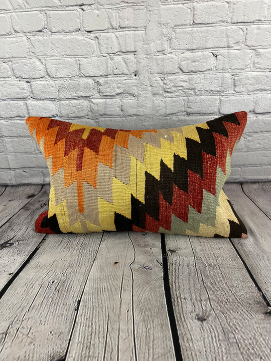 16 x 24 Kilim Pillow Turkish Secret Garden Pillow Cushion Cover #6860