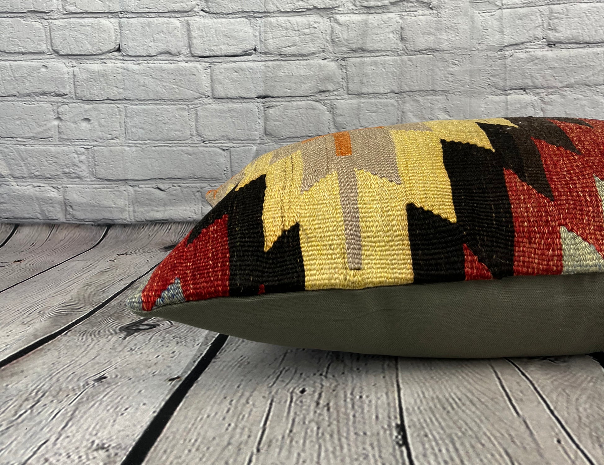 16 x 24 Kilim Pillow Turkish Secret Garden Pillow Cushion Cover #6860