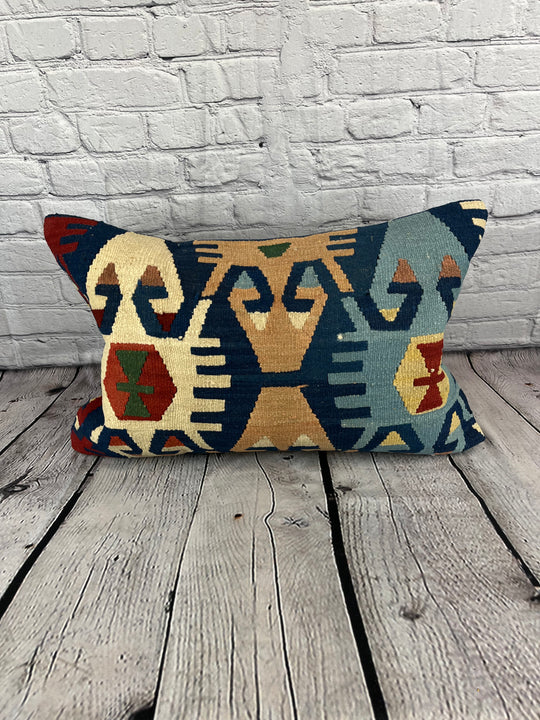 16 x 24 Kilim Pillow Turkish Horizon Haven Pillow Cushion Cover #6858