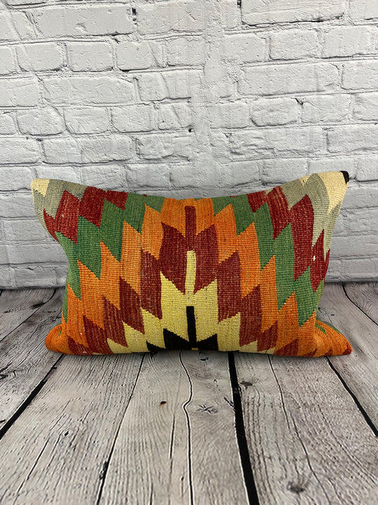 16 x 24 Kilim Pillow Turkish Aegean Archipelago Pillow Cushion Cover #6855