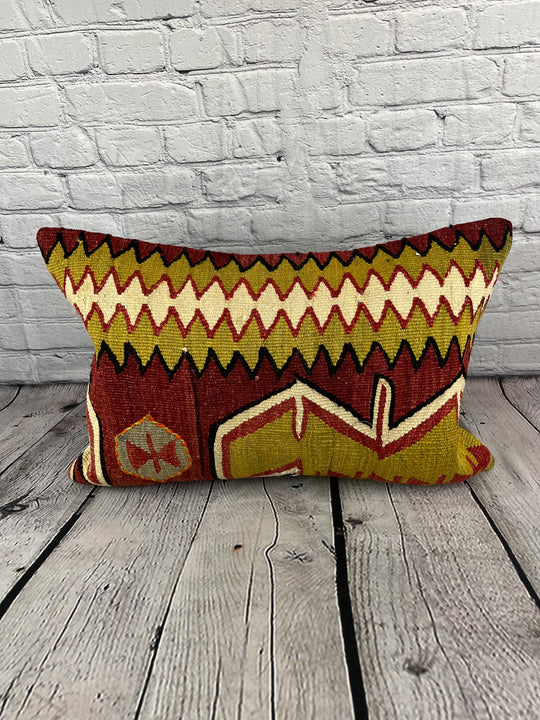 16 x 24 Kilim Pillow Turkish Byzantine Bliss Oasis Pillow Cushion Cover #6852