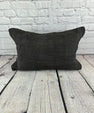 16 x 24 Hemp Pillow Turkish Cushion Natural Black Pillow Cushion Cover #6055