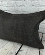 16 x 24 Hemp Pillow Turkish Cushion Natural Black Pillow Cushion Cover #6055