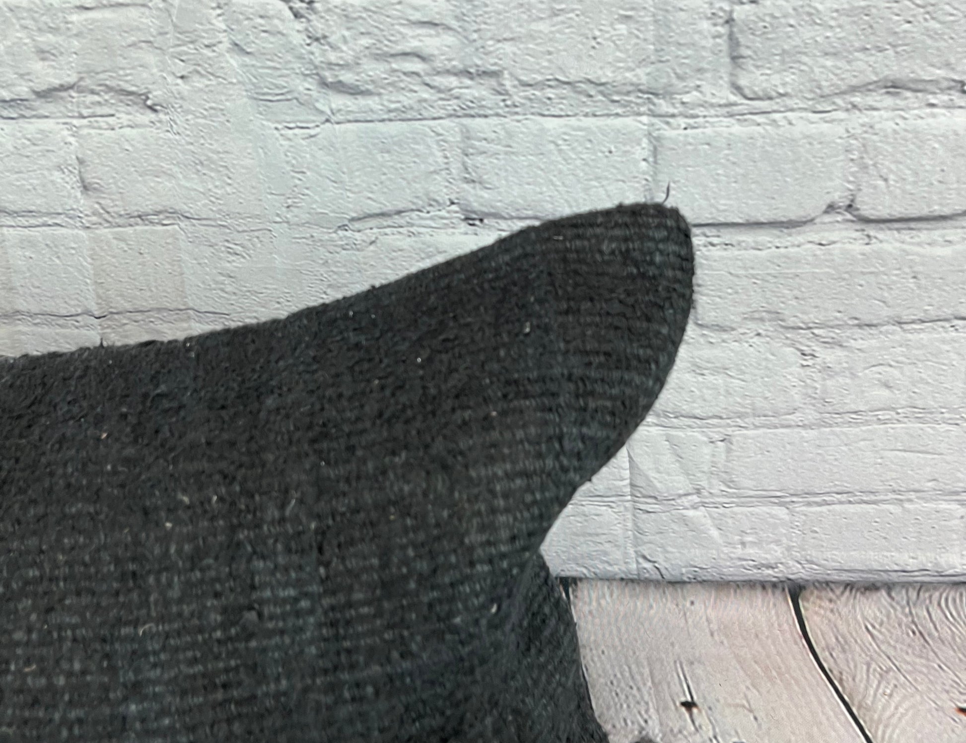 16 x 24 Hemp Pillow Turkish Cushion Natural Black Pillow Cushion Cover #6060