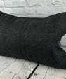 16 x 24 Hemp Pillow Turkish Cushion Natural Black Pillow Cushion Cover #6062