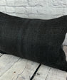 16 x 24 Hemp Pillow Turkish Cushion Natural Black Pillow Cushion Cover #6064