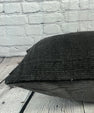 16 x 24 Hemp Pillow Turkish Cushion Natural Black Pillow Cushion Cover #6064