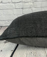 16 x 24 Hemp Pillow Turkish Cushion Natural Black Pillow Cushion Cover #6052