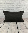 16 x 24 Hemp Pillow Turkish Cushion Natural Black Pillow Cushion Cover #6047