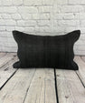 16 x 24 Hemp Pillow Turkish Cushion Natural Black Pillow Cushion Cover #6065