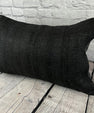 16 x 24 Hemp Pillow Turkish Cushion Natural Black Pillow Cushion Cover #6065