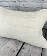 16 x 24 Hemp Pillow Turkish Cushion Natural White Pillow Cushion Cover #6153