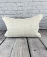 16 x 24 Hemp Pillow Turkish Cushion Natural White Pillow Cushion Cover #6181