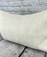 16 x 24 Hemp Pillow Turkish Cushion Natural White Pillow Cushion Cover #6181
