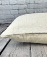 16 x 24 Hemp Pillow Turkish Cushion Natural White Pillow Cushion Cover #6181