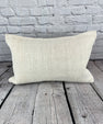 16 x 24 Hemp Pillow Turkish Cushion Natural White Pillow Cushion Cover #6163