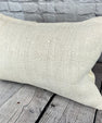 16 x 24 Hemp Pillow Turkish Cushion Natural White Pillow Cushion Cover #6163
