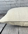 16 x 24 Hemp Pillow Turkish Cushion Natural White Pillow Cushion Cover #6163