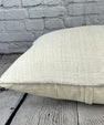 16 x 24 Hemp Pillow Turkish Cushion Natural White Pillow Cushion Cover #6170