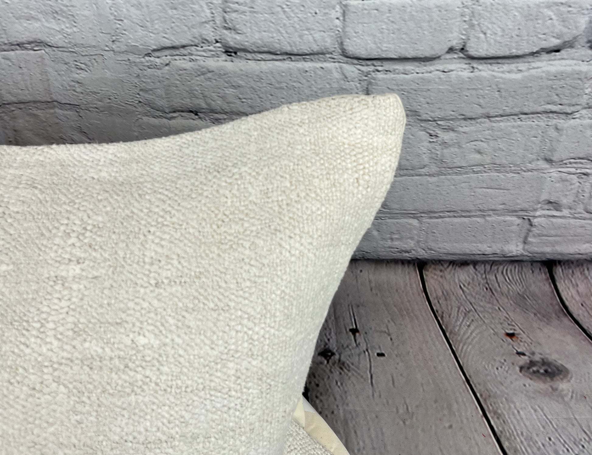 16 x 24 Hemp Pillow Turkish Cushion Natural White Pillow Cushion Cover #6204