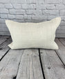 16 x 24 Hemp Pillow Turkish Cushion Natural White Pillow Cushion Cover #6203