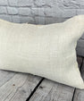 16 x 24 Hemp Pillow Turkish Cushion Natural White Pillow Cushion Cover #6203